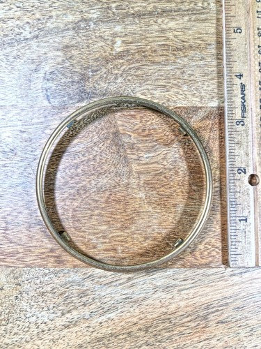 Vintage Clock Dial Trim Ring 3.53 Inch Outer Diameter 3.25 Inner Dia.   (K9235)