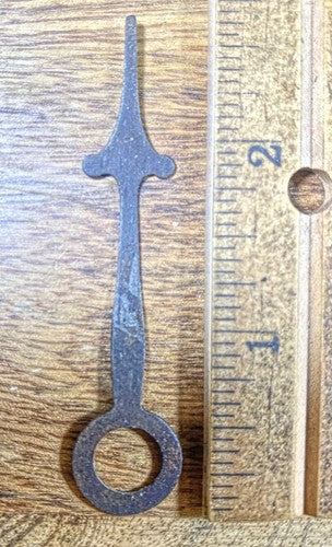 Antique Clock Hour Hand 2 11/16 Inches Long  (9.47mm Arbor Dia) (KD331)