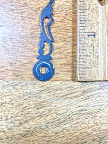 4 Inch Long Clock Minute Hand (Arbor Opening Is 3.95mm  X 2.90mm) (K9825)