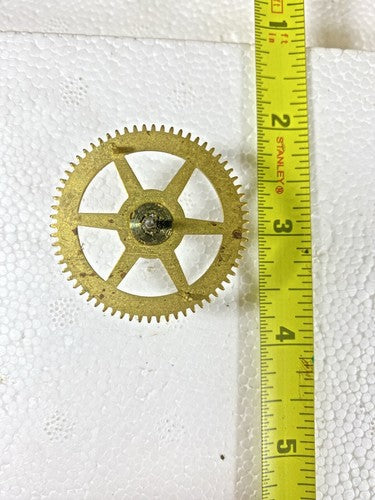 New Haven Clock Movement Strike Side 4th Wheel (See Pics to ID Mvmt)    (KD1133)