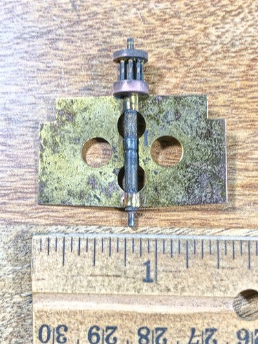 EN Welch Clock Movement Strike Side Fly Assembly (See Pics To ID Mvmt)   (K9282)