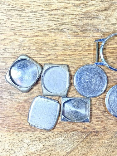 Assorted Lot Of Old Watch Case Parts (Lot Of 10) (KD1977)