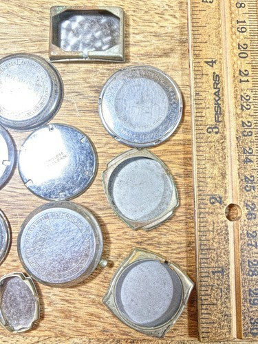 Assorted Lot Of Old Watch Case Parts (Lot Of 10) (KD1764)