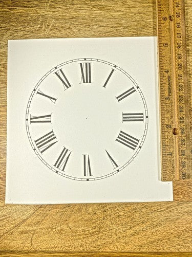 4 1/2 Inches Diameter Clock Paper Dial, Roman Numbers  (Lot 219)