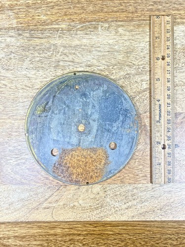 Old Waterbury 8 Day Clock Movement Dial Pan (5.48 Inches Diameter)      (K9977)