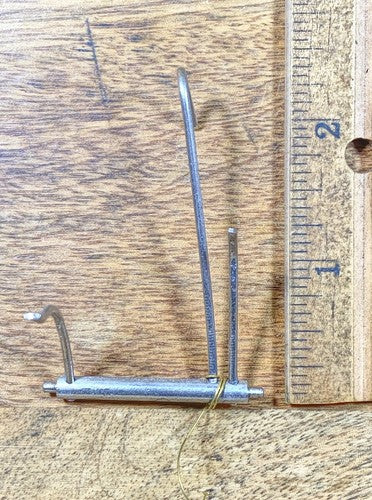 Ingraham 8 Day Clock Movement Drop Lever (See Pics To ID Mvmt)    (KD471)