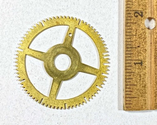 Antique Clock Movement Count Wheel  (48.58mm Dia, 8.78mm Inner Dia) (KD239)