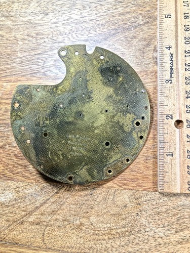 Junghans W 274 / 200 Clock Movement Back Plate (Pivots Look Good) (K8681)