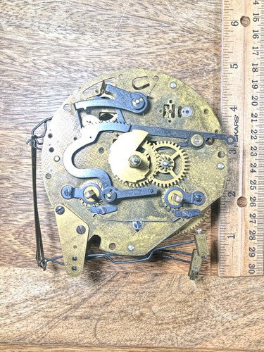 Junghans W 274 / 200 Clock Movement Strike Side Main Wheel (Spring Good) (K8664)