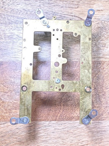 Sessions Clock Movement Front Plate (Pivots Look Good)  (K7882)