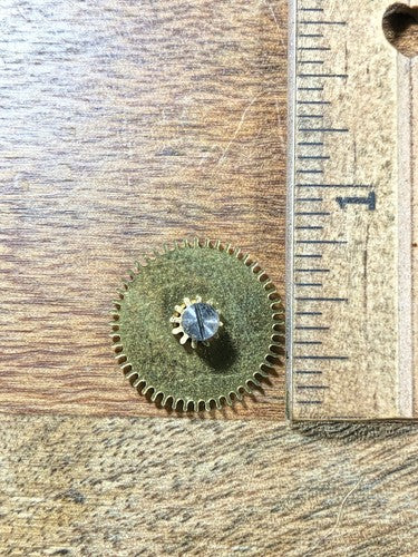 John Wanamaker Anniversary Clock Movement Minute Wheel (See Pics To ID) (K9017)