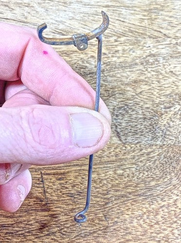 Antique Clock Movement Verge Or Crutch (Measures 20.61mm Between Teeth) (KD564)