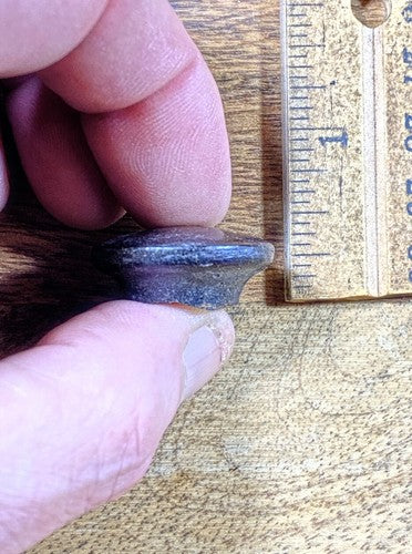 Old Original Clock Door Pull (25.98mm Dia And 11.17mm Tall)     (KD292)