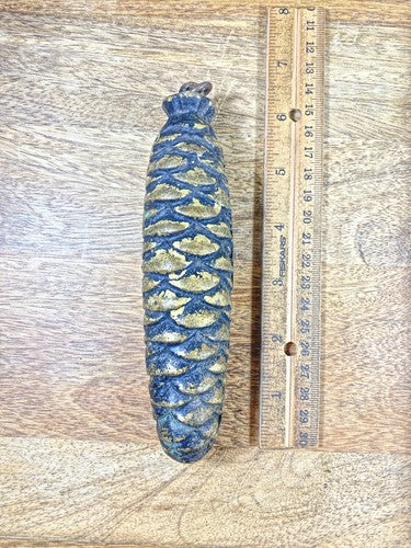 Cuckoo Clock Cast Iron Pine Cone Weight 952g, 6.3 Inches Long (WT029)