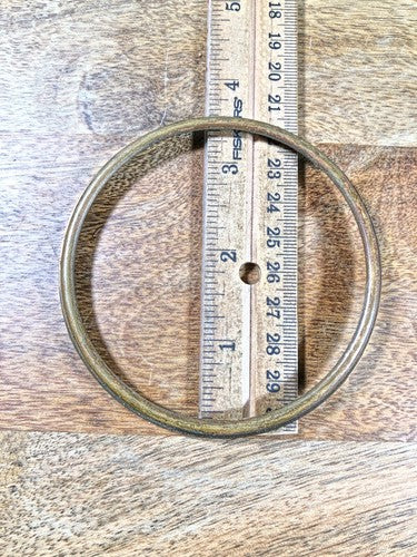 Vintage Clock Dial Trim Ring 3.54 Inch Outer Diameter 3.12 Inner Dia. (K9248)