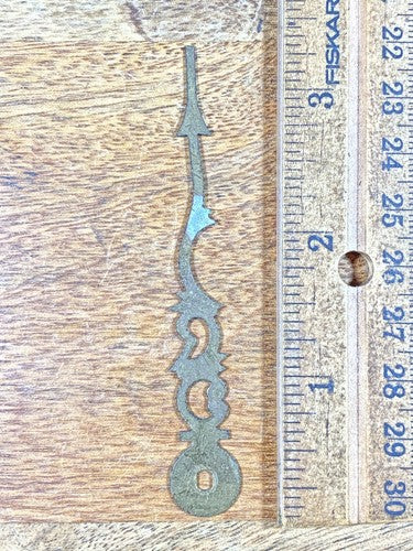 3 5/16 Inch Long Clock Minute Hand (Arbor Opening Is 3.60mm X 2.90mm)    (KD152)