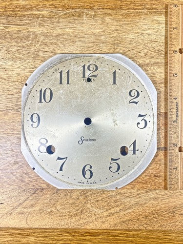 Vintage Sessions 8 Day Clock Movement Dial Pan      (K9999)