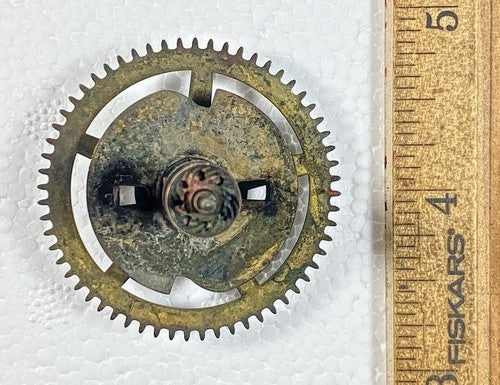 Sessions Clock Movement Strike Side 3rd Wheel (See Pics To ID Movement) (KD440)