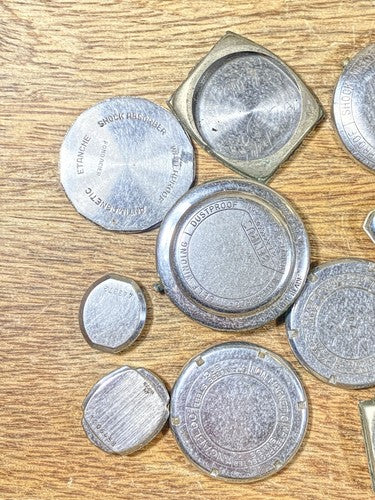 Assorted Lot Of Old Watch Case Parts (Lot Of 10) (KD1763)