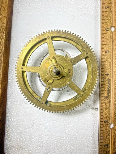 JC Brown Clock Movement (8Day) Strike Side Main Wheel (KD1444)