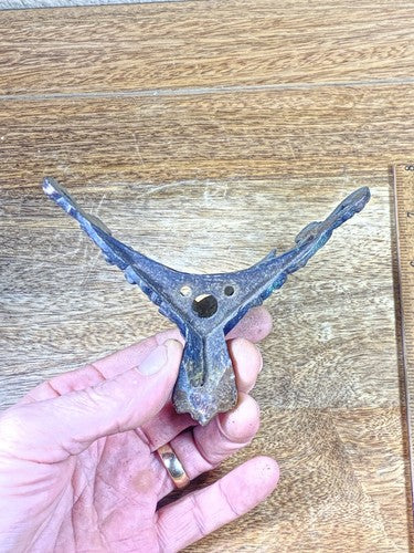 Large Old Unique Clock Claw Foot     (KD893)