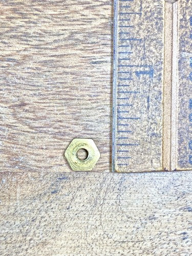 New Haven Clock Movement Plate Nut (See Pics to ID Mvmt) (KD2186)