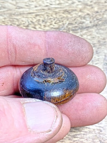 Antique Clock Door Knob (28.81mm Dia, 14.40mm Tall) (KD2065)