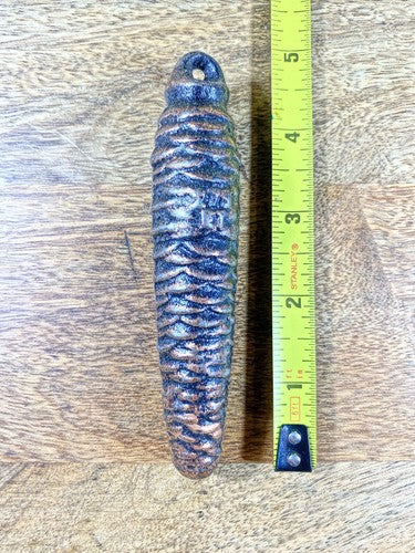 Cuckoo Clock Cast Iron Pine Cone Weight 273g, 4.7 Inches Long   (WT004)
