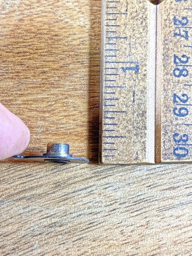Vintage Clock Hour Hand 3 1/8 Inches Long  (4.56mm Arbor Dia) (KD766)