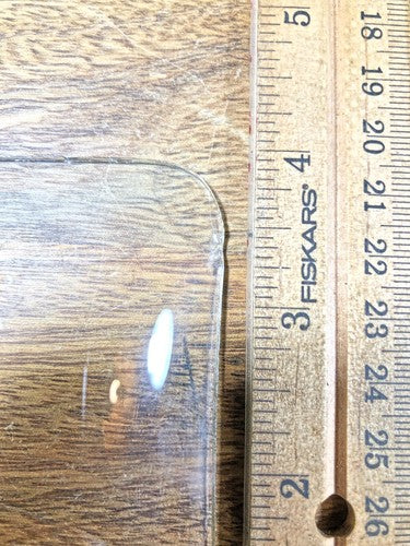 98.81mm Square Convex Clock Glass   (K8752)