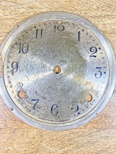 Ingraham 8 Day Clock Dial Pan Metal (KD018)