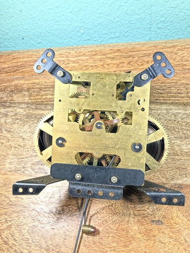 Made In China Clock Movement Suspension Spring Clip (See Pics To ID Mvmt)(K9651)