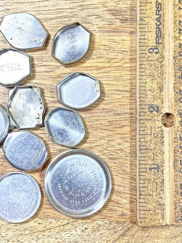 Assorted Lot Of Old Watch Case Parts (Lot Of 10) (KD1785)
