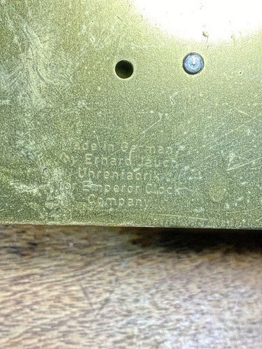 Jauch 77 Grandfather Clock Mvmt Time Side 2nd Wheel - Vintage Clock Part KD2164