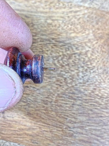 Antique Clock Door Knob (18.81mm Dia, 16.02mm Tall) (KD928)