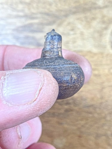 Old Clock Door Knob (26.58mm Dia, 16.80mm Tall, 7.22mm Dia Shaft) (KD496)