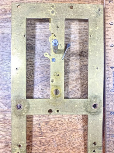 Unbranded 30 Hour Clock Movement Front Plate (Pivots Look Good) (KD513)