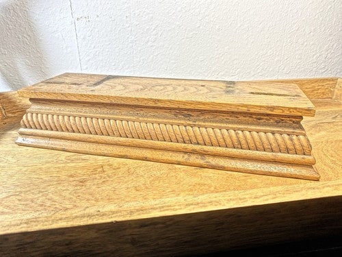 Parlor Or Kitchen Clock Wooden Top (14 5/8 X 5 X 3 Inches Tall)   (LL5271)