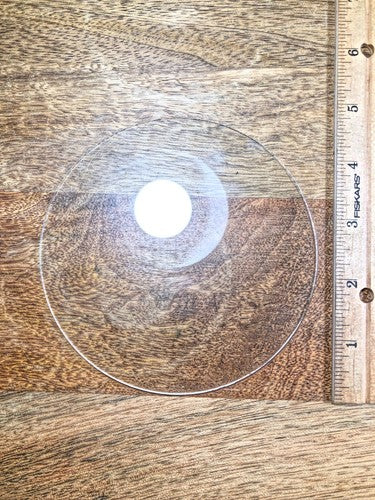 4.67 Inch Or 118.76MM Diameter Flat Clock Glass  (K8062)