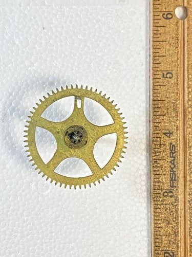Sessions Clock Movement Strike Side 4th Wheel (See Pics To ID Mvmt)    (KD2217)