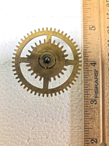 Old Baden Clock Movement Strike Side 2nd Wheel (See Pics To ID Mvmt)    (K8823)