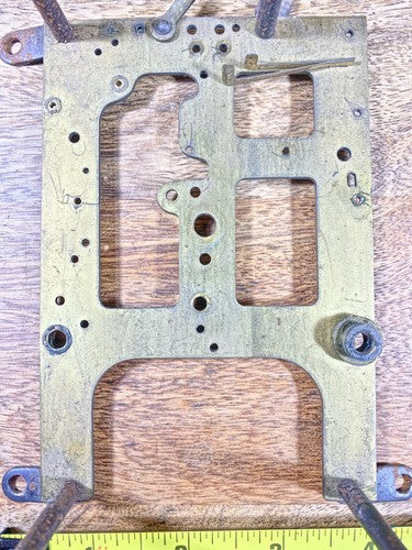 Gilbert Clock Movement (Stamped 24) Front Plate (Pivots Look Good)   (KD1167)