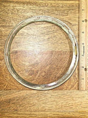 Clock Dial Pan Trim Ring 6 3/8 Inch Outer Diameter (5 3/8 Inch Inner)   (K8184)