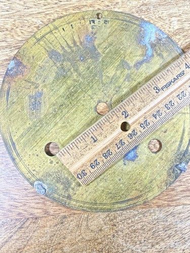 Old New Haven Clock Movement Dial Pan    (K9985)