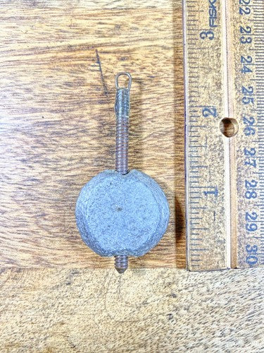 Unique 2 3/8 Inches Long Clock Pendulum Bob (5.5oz) (Weight Spins On Rod(KD1007)