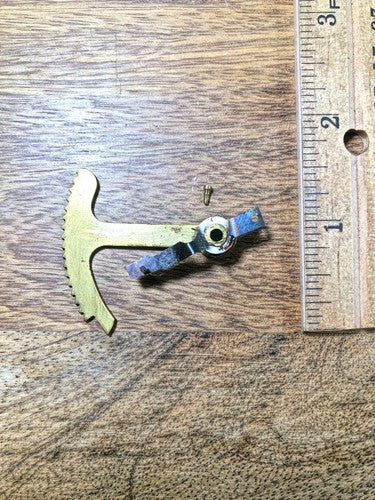 Old Waterbury  Bim Bam Clock Movement Rack (See Pics to ID Mvmt)   (K8514)