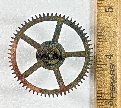 Sessions Clock Movement Strike Side 4th Wheel (See Pics To ID Movement) (KD439)