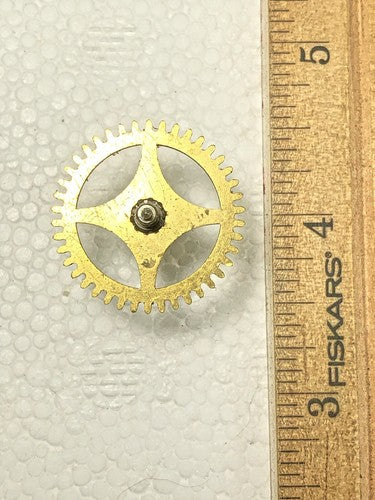 Junghans W 274 / 200 Clock Movement Time Side 2nd Wheel (See Pics To ID)(K8675)