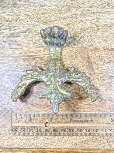 Large Old Unique Clock Claw Foot   (KD897)