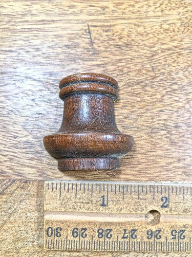 Old Junghans Wooden Clock Column Part  (K9746)